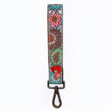 American Darling ADWSF125 Hand Tooled Genuine Leather Handle Strap For Wristlet Bags