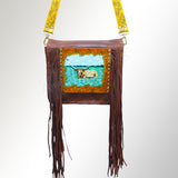 American Darling Crossbody Hand Painted Full Grain Genuine Leather Western Women Bag Handbag Purse |