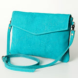 American Darling Envelope Embossed Full Grain Genuine Leather Western Women Bag Handbag Purse | for Cute