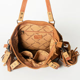 American Darling ADBGS112D Tote Embossed Genuine Leather women bag western handbag purse