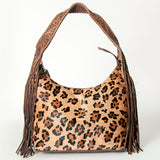 American Darling Hobo Hair-On Saddle Blanket Fabric Genuine Leather Western Women Bag | Handbag Purse Bags for Wallet Cute