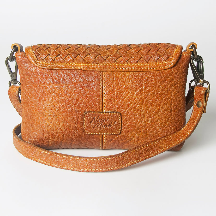 Never Mind Nmbgz104D Small Crossbody Vintage Handmade Genuine Cowhide Leather Women Bag Western Handbag Purse