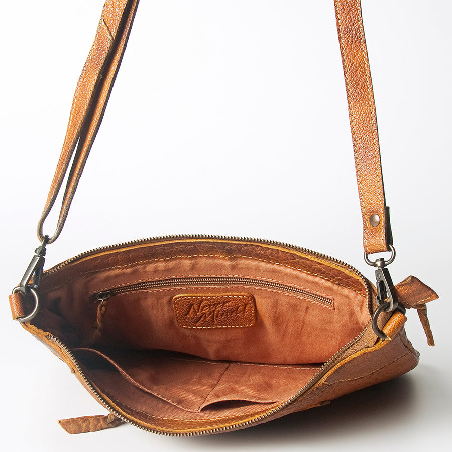 Never Mind Nmbgz106E Cross Body I Vintage Handmade Genuine Cowhide Leather Women Bag Western Handbag Purse