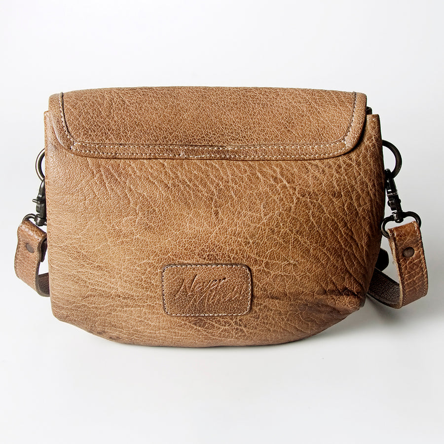 Never Mind Nmbgz108B Envelope Vintage Handmade Genuine Cowhide Leather Women Bag Western Handbag Purse