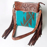 American Darling Signature Crossbody Hand Tooled Saddle Blanket Genuine Leather women bag western handbag purse