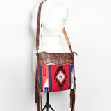 American Darling Signature Crossbody Hand Tooled Saddle Blanket Genuine Leather women bag western handbag purse