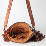 American Darling Signature Crossbody Hand Tooled Saddle Blanket Genuine Leather women bag western handbag purse