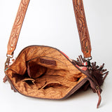 American Darling Signature Crossbody Hand Tooled Saddle Blanket Genuine Leather women bag western handbag purse