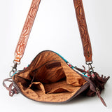 American Darling Signature Crossbody Hand Tooled Saddle Blanket Genuine Leather women bag western handbag purse