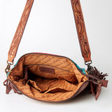 American Darling Signature Crossbody Hand Tooled Saddle Blanket Genuine Leather women bag western handbag purse