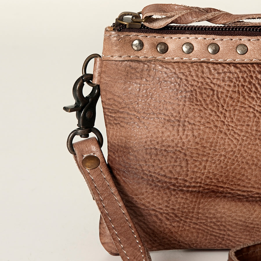 Never Mind Nmbg102E Small Crossbody Vintage Handmade Genuine Cowhide Leather Women Bag Western Handbag Purse