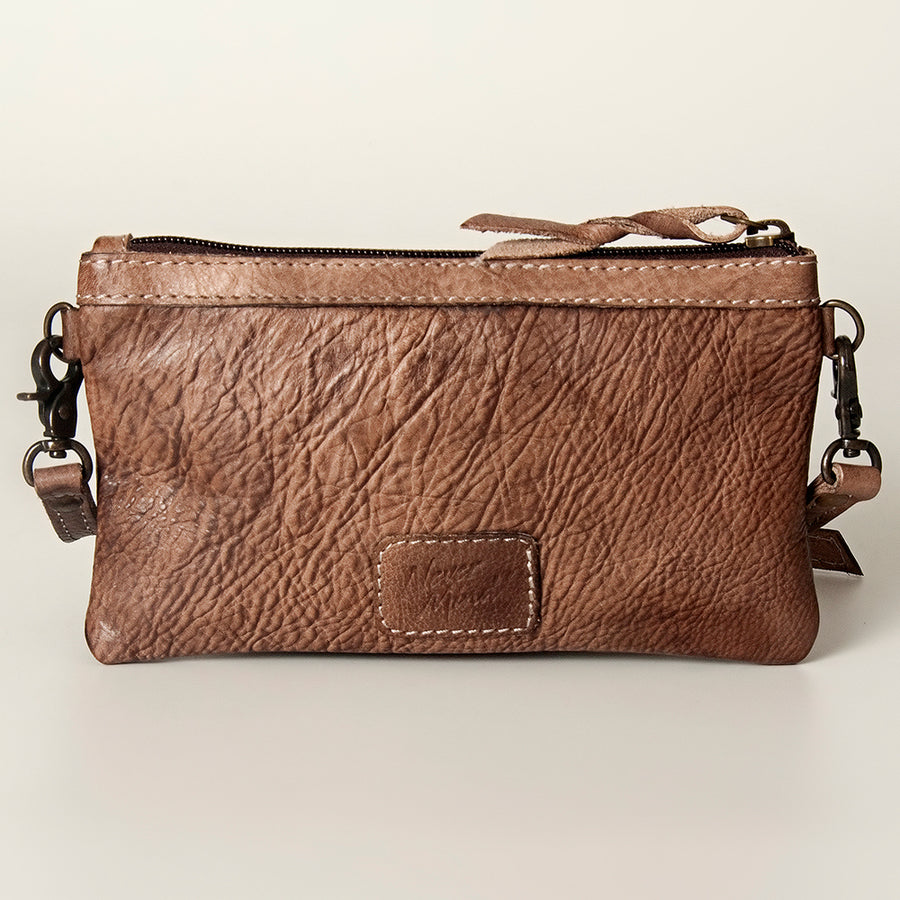 Never Mind Nmbg102E Small Crossbody Vintage Handmade Genuine Cowhide Leather Women Bag Western Handbag Purse