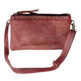 Never Mind Nmbg102F Small Crossbody Vintage Handmade Genuine Cowhide Leather Women Bag Western Handbag Purse