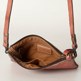 Never Mind Nmbg102G Small Crossbody Vintage Handmade Genuine Cowhide Leather Women Bag Western Handbag Purse