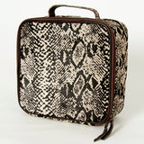 American Darling Jewelry Case Hair-On Genuine Leather Women Bag Western Handbag Purse | Organizer for Travel