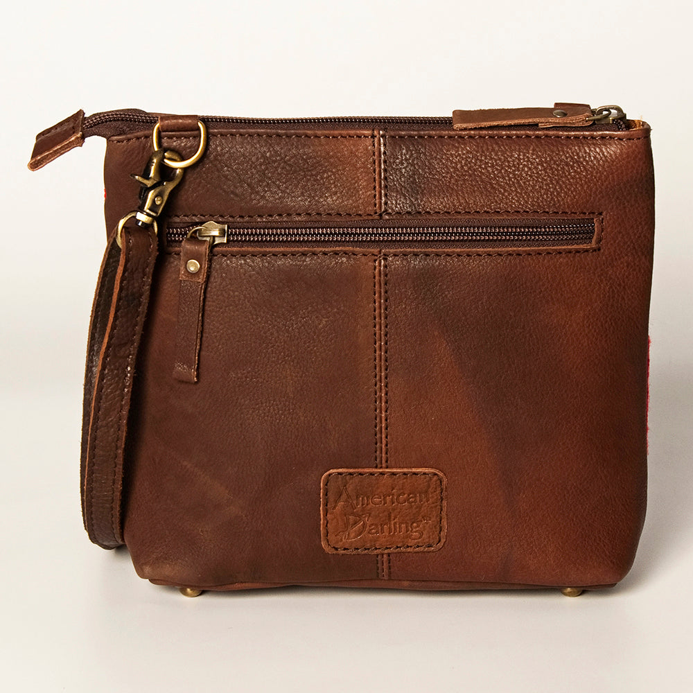 American Darling Large Crossbody Hair On Genuine Leather Western Women Bag | Handbag Purse for Cute