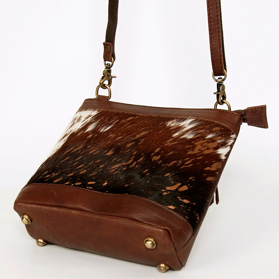 American Darling Large Cross body Bag for Women Hand Woven Saddle Blanket Vegetable-Tanned Genuine Leather YKK Zipper