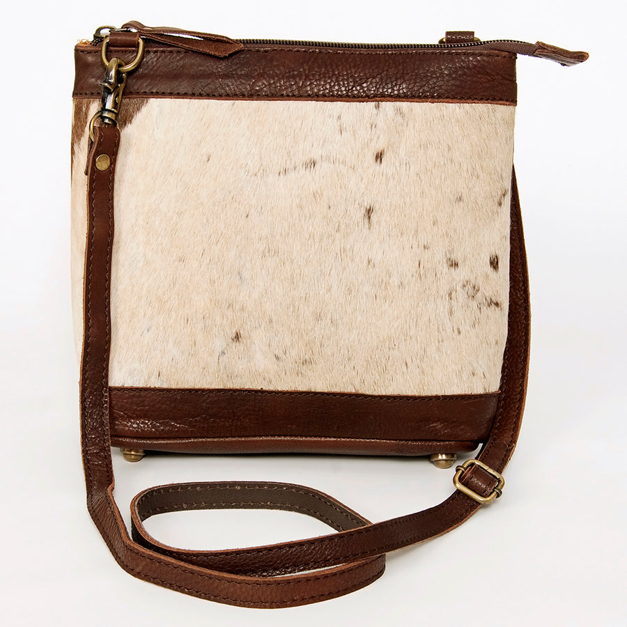 American Darling Large Cross body Bag for Women Hand Woven Saddle Blanket Vegetable-Tanned Genuine Leather YKK Zipper