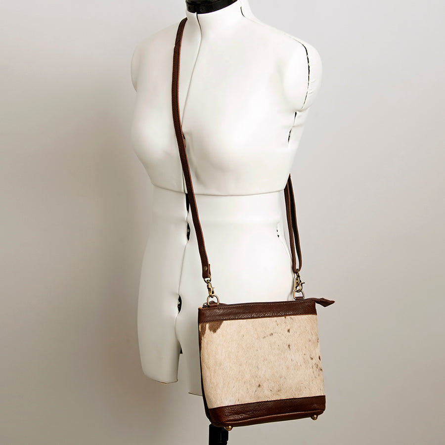 American Darling Large Cross body Bag for Women Hand Woven Saddle Blanket Vegetable-Tanned Genuine Leather YKK Zipper