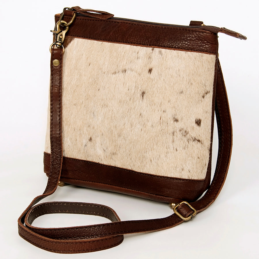 American Darling Hair-On Cowhide Large Cross body Bag Genuine Leather - Uhorse