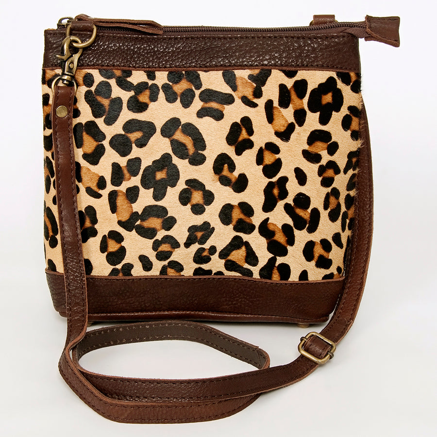 American Darling Large Cross body Bag for Women Hand Woven Saddle Blanket Vegetable-Tanned Genuine Leather YKK Zipper