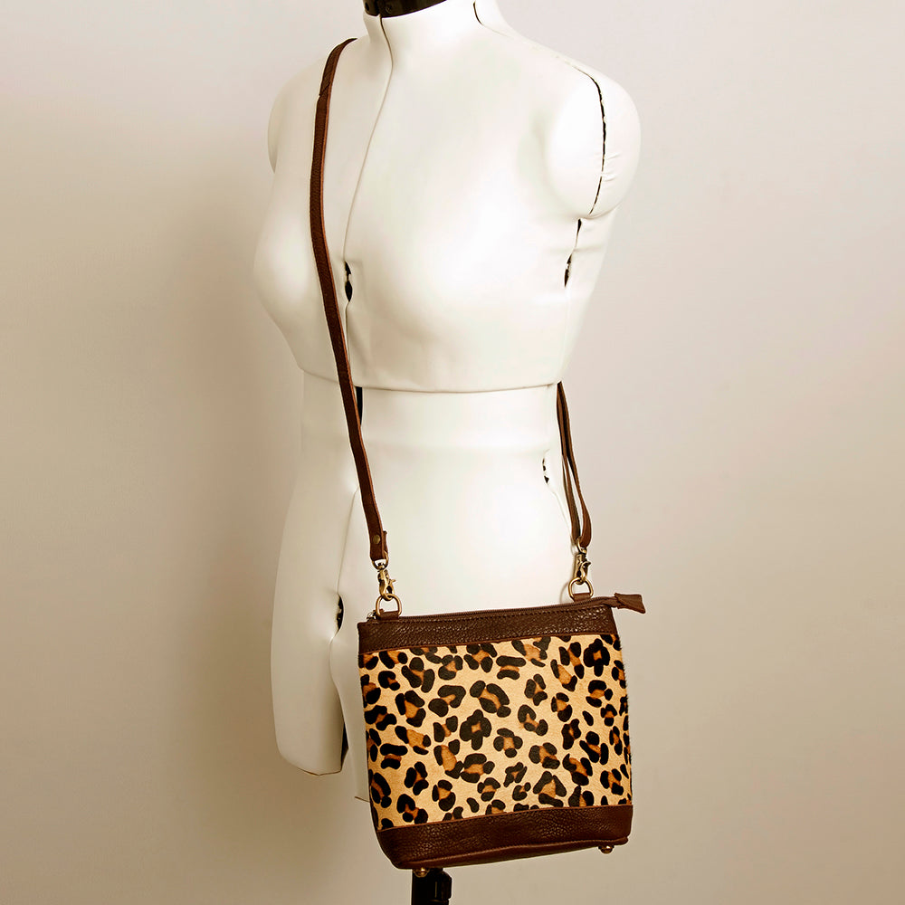 American Darling Large Crossbody Hair On Genuine Leather Western Women Bag | Handbag Purse for Cute