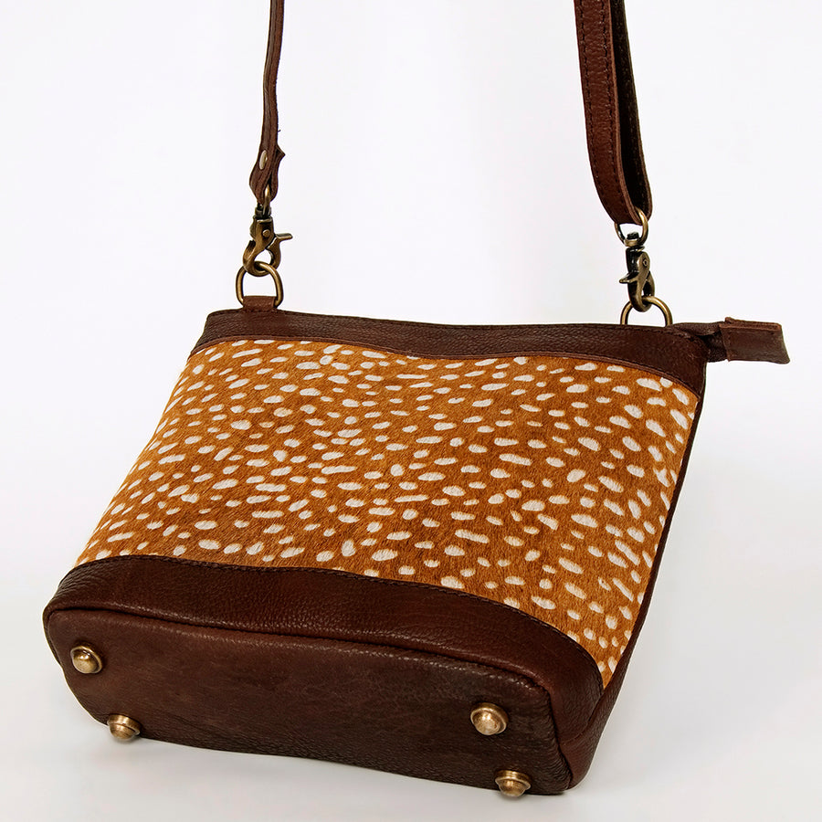American Darling Large Cross body Bag for Women Hand Woven Saddle Blanket Vegetable-Tanned Genuine Leather YKK Zipper