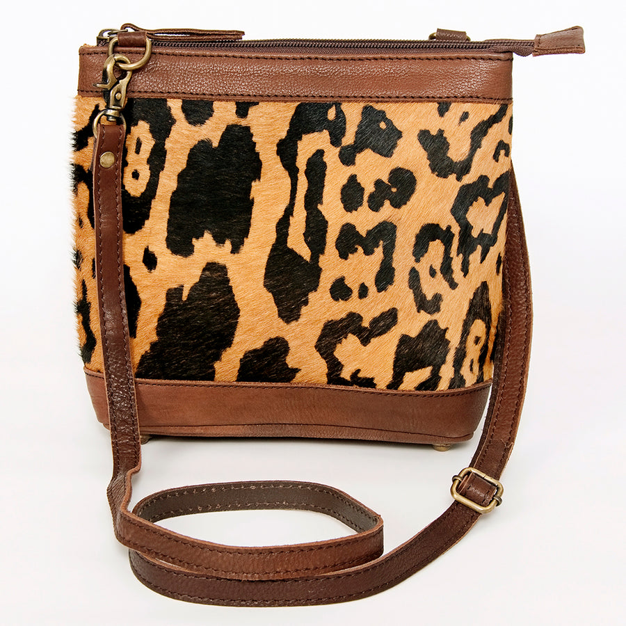 American Darling Large Cross body Bag for Women Hand Woven Saddle Blanket Vegetable-Tanned Genuine Leather YKK Zipper