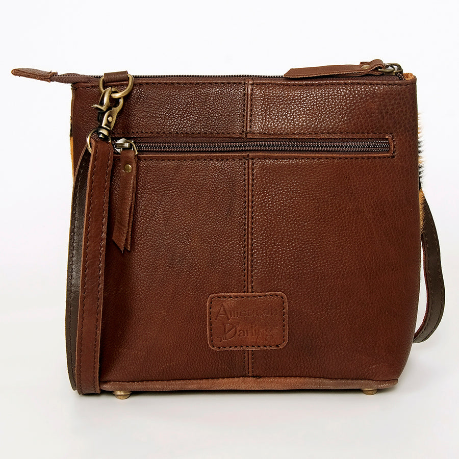 American Darling Large Cross body Bag for Women Hand Woven Saddle Blanket Vegetable-Tanned Genuine Leather YKK Zipper