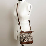 American Darling Large Crossbody Hair On Genuine Leather Western Women Bag | Handbag Purse for Cute