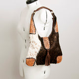 American Darling Hobo Hand Tooled Hair On Genuine Leather Western Women Bag | Handbag Purse Bags for Cute