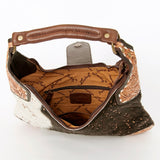 American Darling Hobo Hand Tooled Hair On Genuine Leather Western Women Bag | Handbag Purse Bags for Cute