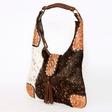 American Darling Hobo Hand Tooled Hair On Genuine Leather Western Women Bag | Handbag Purse Bags for Cute