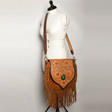 American Darling Messenger Hand Tooled Genuine Leather Women Bag Western Handbag Purse | Cute