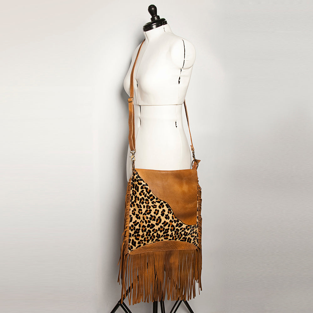 American Darling Large Crossbody Hair On Genuine Leather Western Women Bag | Handbag Purse for Cute