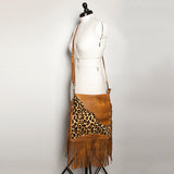 American Darling Large Crossbody Hair On Genuine Leather Western Women Bag | Handbag Purse for Cute