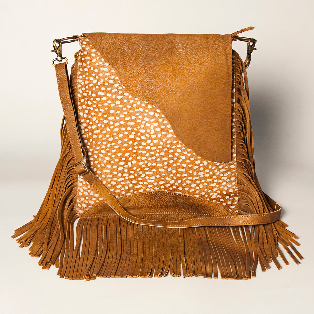 American Darling Large Crossbody Hair On Genuine Leather Western Women Bag | Handbag Purse for Cute