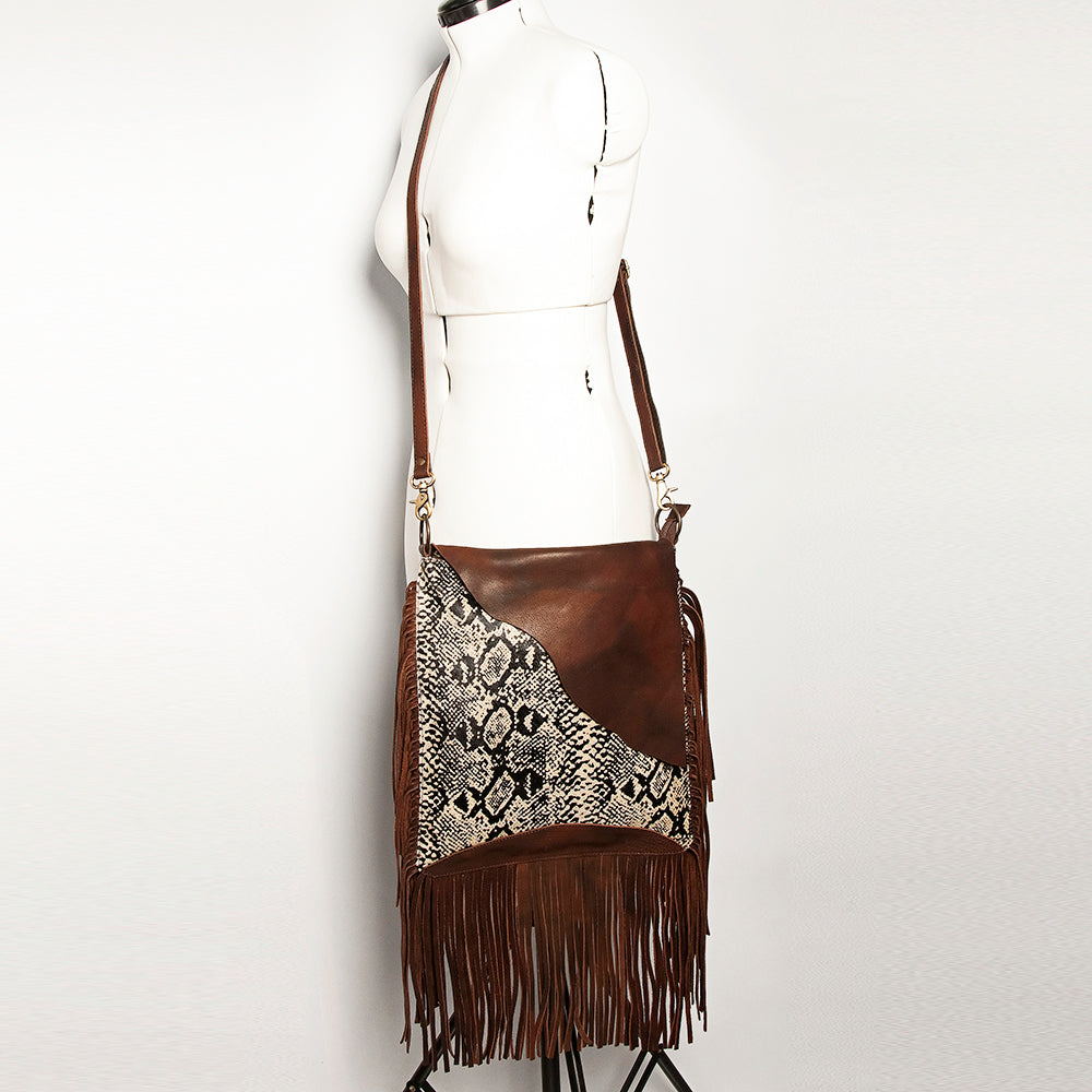 American Darling Large Crossbody Hair On Genuine Leather Western Women Bag | Handbag Purse for Cute