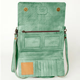 Never Mind Nmbg103A Wallet Vintage Handmade Genuine Cowhide Leather Women Bag Western Handbag Purse