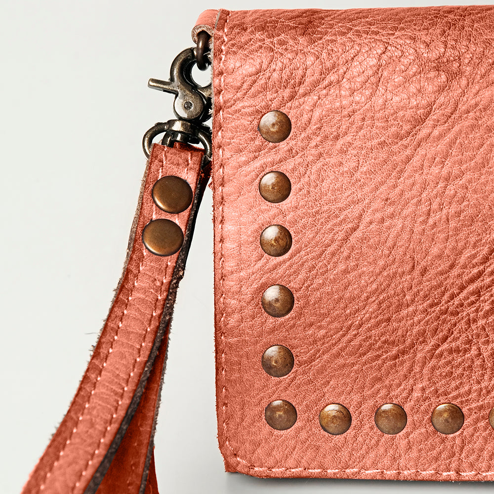 Never Mind Nmbg103C Wallet Vintage Handmade Genuine Cowhide Leather Women Bag Western Handbag Purse
