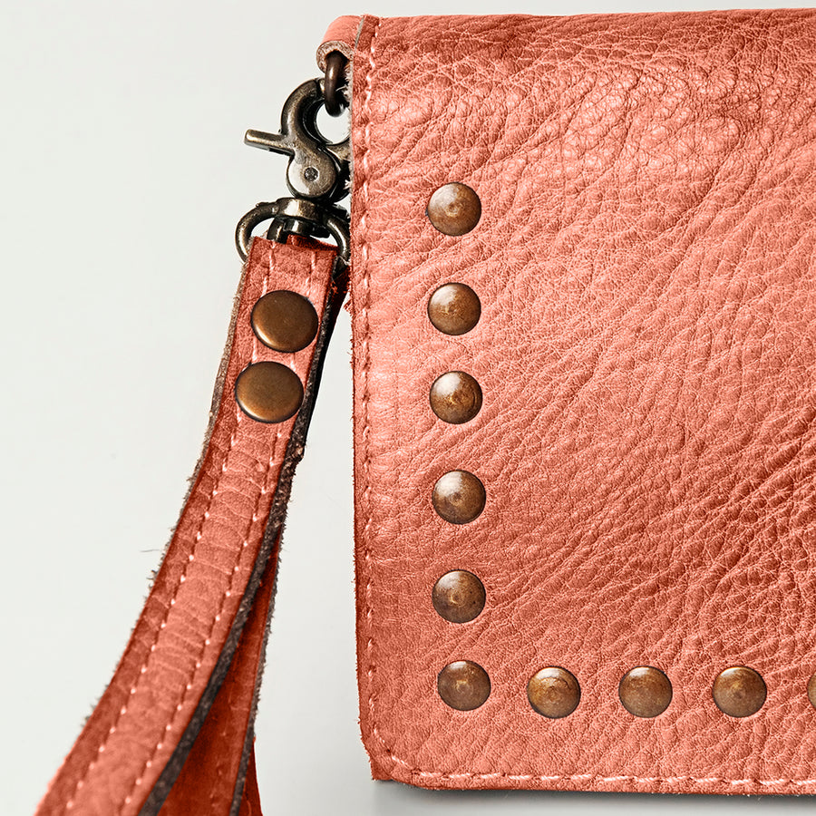 Never Mind Nmbg103C Wallet Vintage Handmade Genuine Cowhide Leather Women Bag Western Handbag Purse