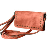 Never Mind Nmbg103C Wallet Vintage Handmade Genuine Cowhide Leather Women Bag Western Handbag Purse