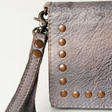 Never Mind Nmbg103D Wallet Vintage Handmade Genuine Cowhide Leather Women Bag Western Handbag Purse