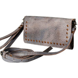 Never Mind Nmbg103D Wallet Vintage Handmade Genuine Cowhide Leather Women Bag Western Handbag Purse