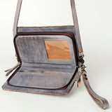 Never Mind Nmbg105C Wallet Vintage Handmade Genuine Cowhide Leather Women Bag Western Handbag Purse