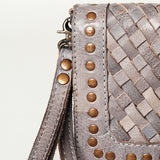 Never Mind Nmbg105C Wallet Vintage Handmade Genuine Cowhide Leather Women Bag Western Handbag Purse