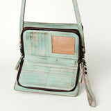 Never Mind Nmbg106 Wallet Vintage Handmade Genuine Cowhide Leather Women Bag Western Handbag Purse