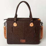 American Darling Briefcase Hand Tooled Saddle Blanket Genuine Leather women bag western handbag purse