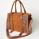 American Darling Briefcase Hand Tooled Saddle Blanket Genuine Leather women bag western handbag purse