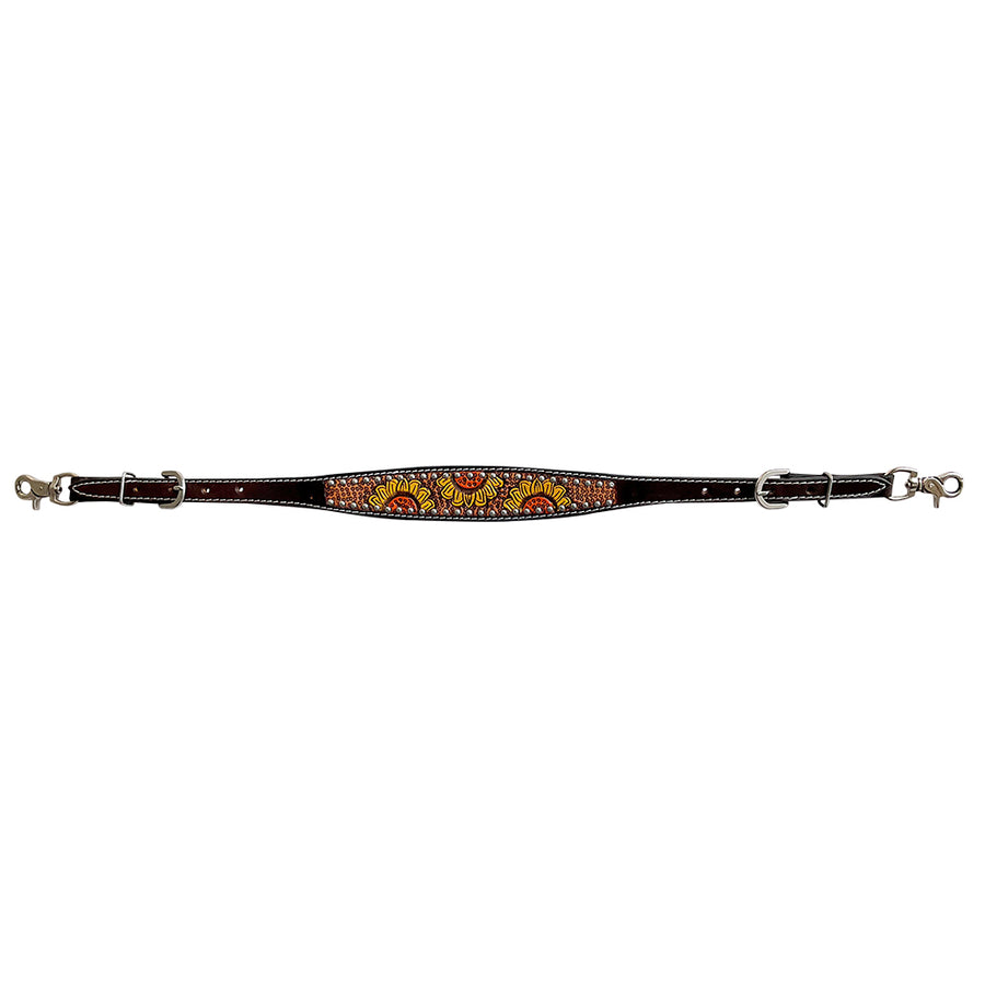 Bar H Equine Genuine Western American Leather Horse Wither Strap - Uhorse
